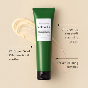 Super Sensitive Cleansing Cream, Chia and Oat Extracts - 100ml