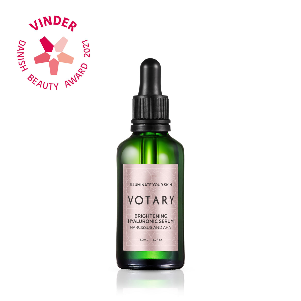 Brightening Hyaluronic Serum, Narcissus and AHAs - 50ml
