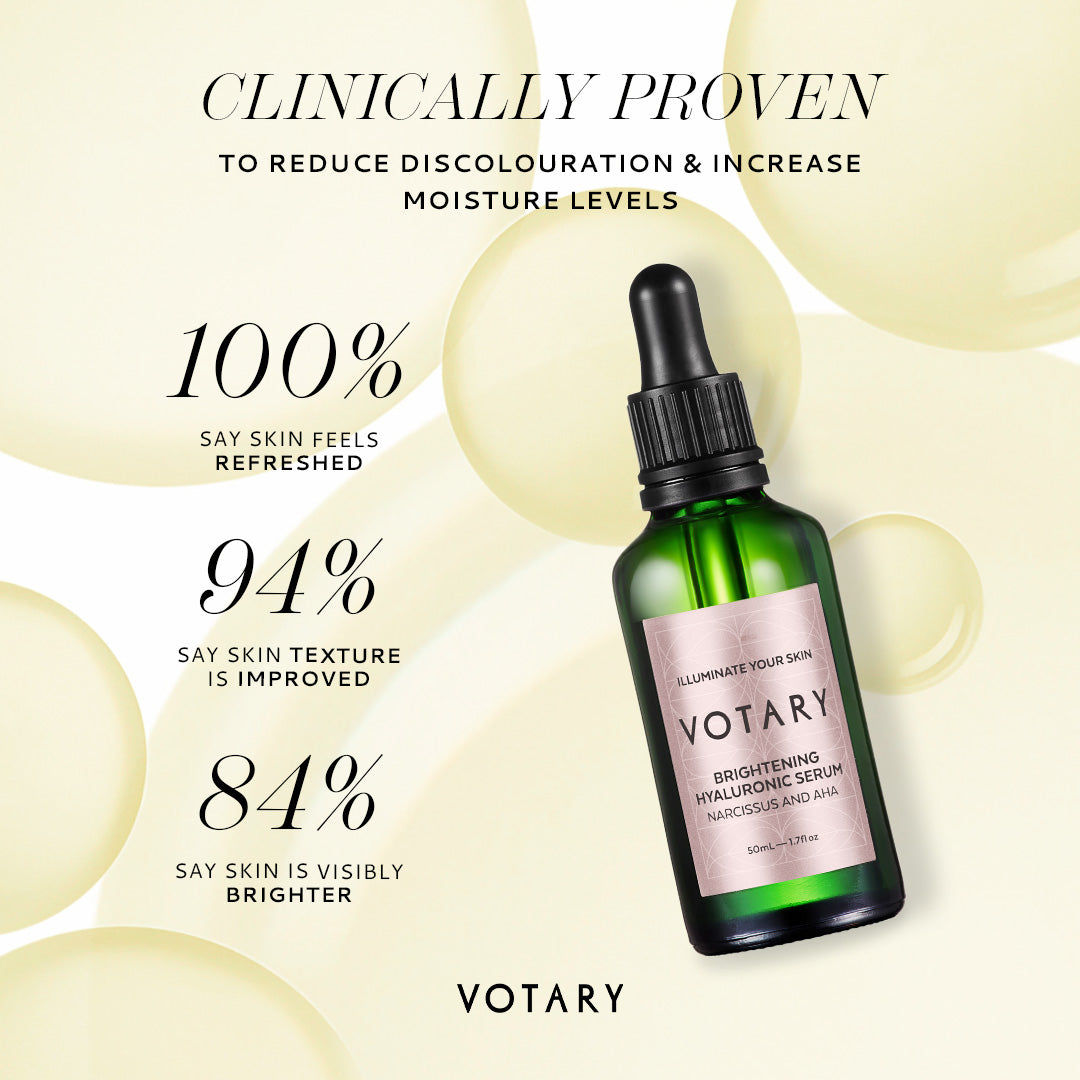 Brightening Hyaluronic Serum, Narcissus and AHAs - 50ml