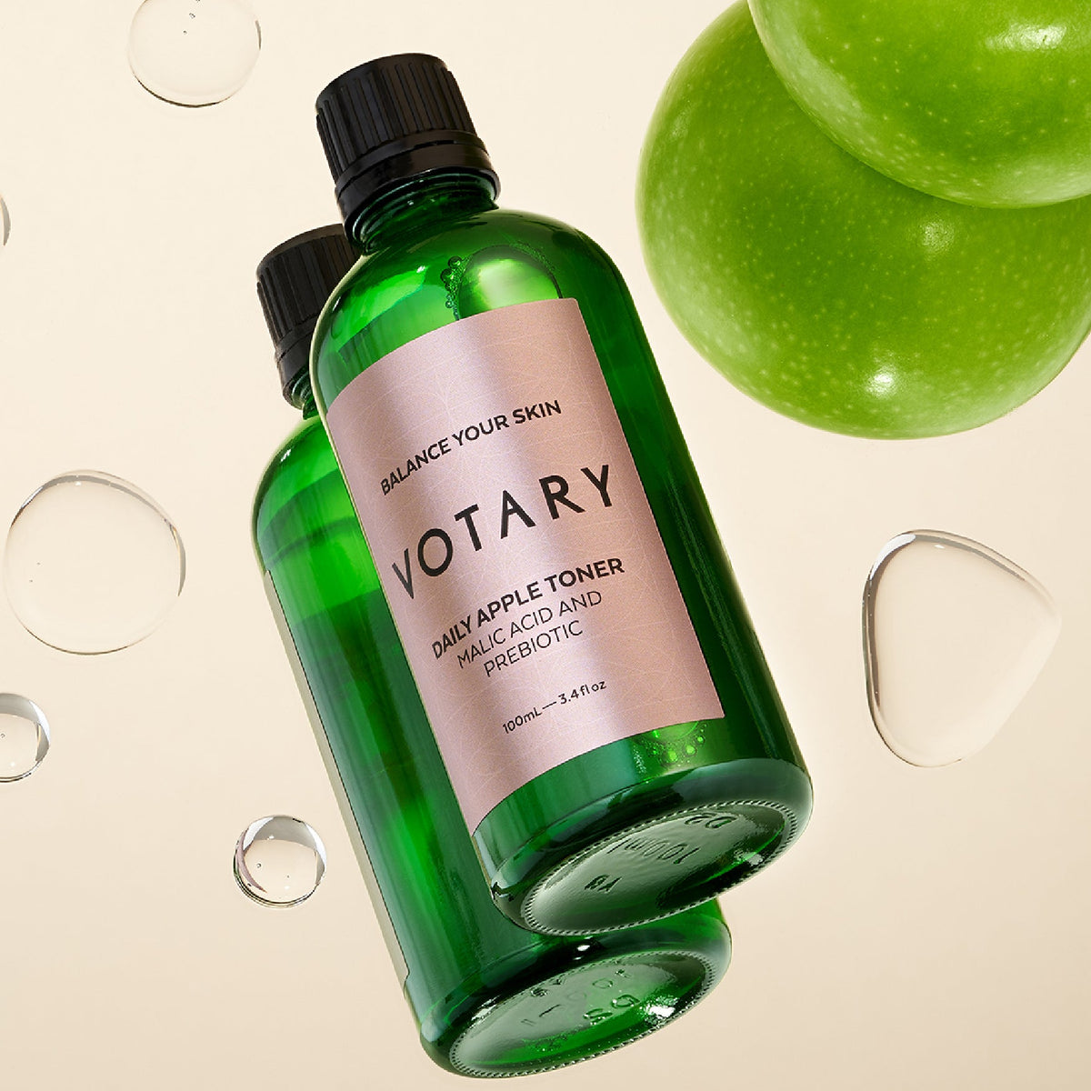 Daily Apple Toner, Malic Acid and Prebiotic - 100ml