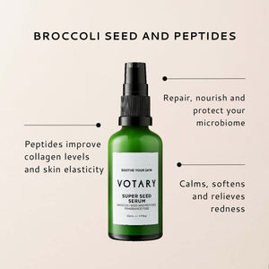 Super Seed Serum- Broccoli Seed and Peptides  Fragrance Free