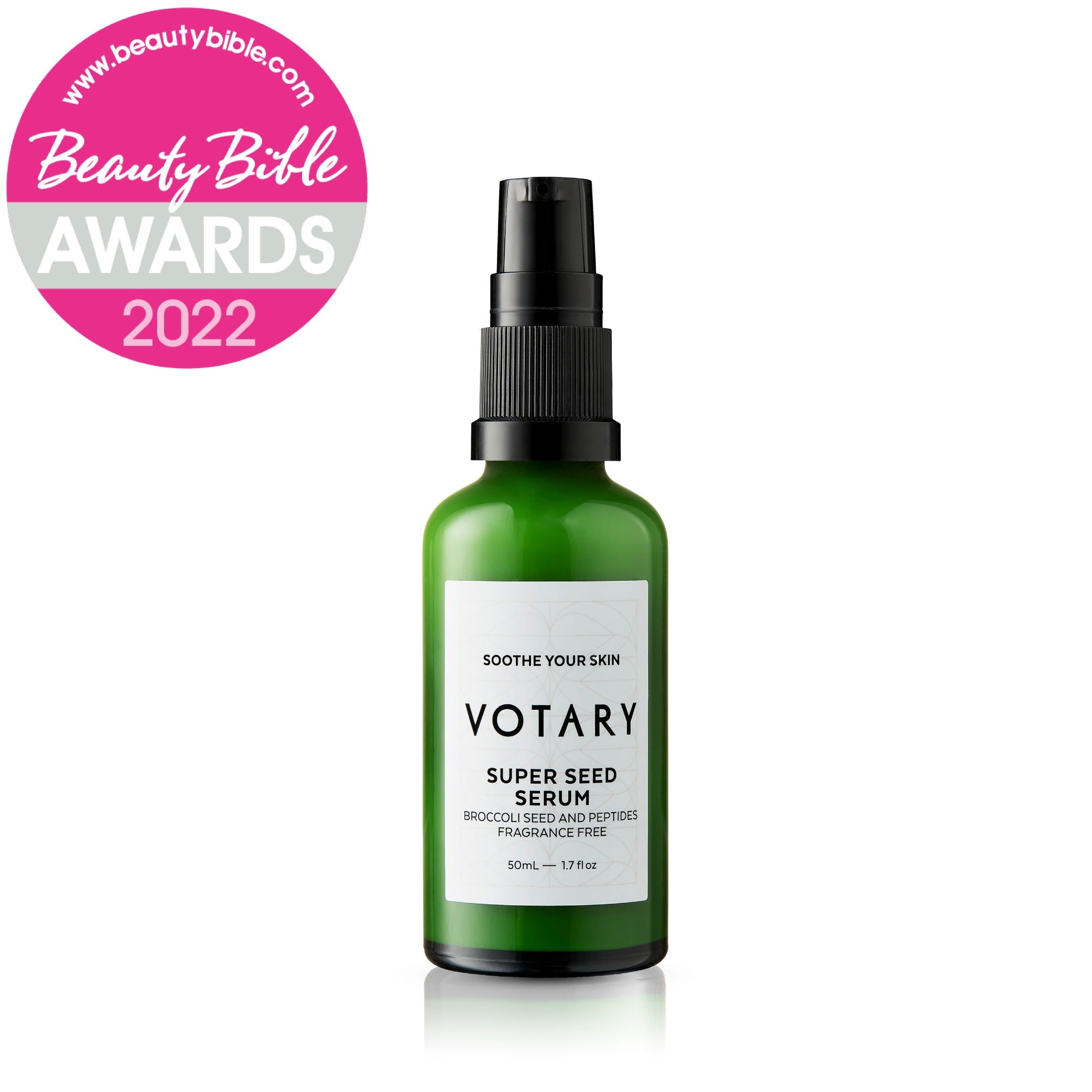 Super Seed Serum- Broccoli Seed and Peptides  Fragrance Free