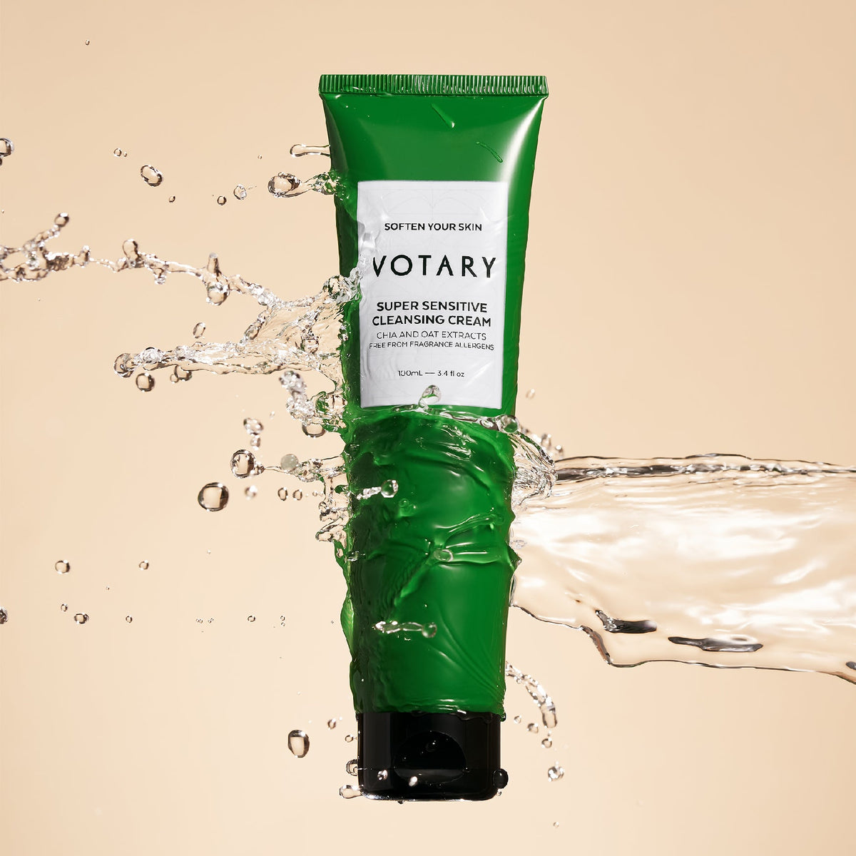Super Sensitive Cleansing Cream, Chia and Oat Extracts - 100ml