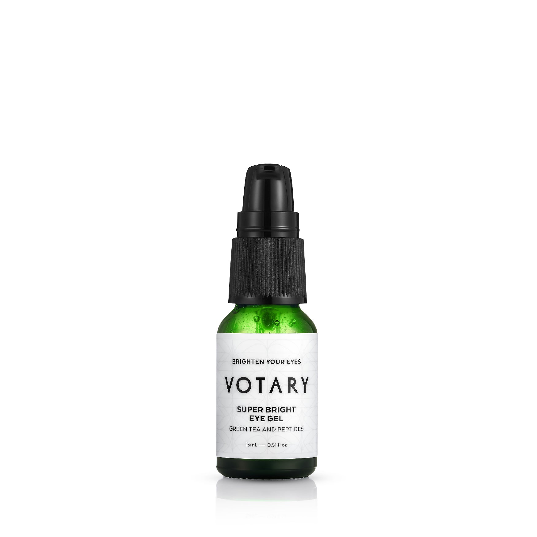 Super Bright Eye Gel, Green Tea and Peptides -15ml